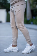 Load image into Gallery viewer, Father Sons Beige & Gold Overhead Hoodie Top with Zipped Pockets - FSH483